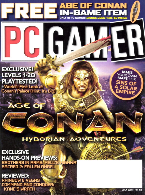 PC Gamer Issue 176 (July 2008) cover